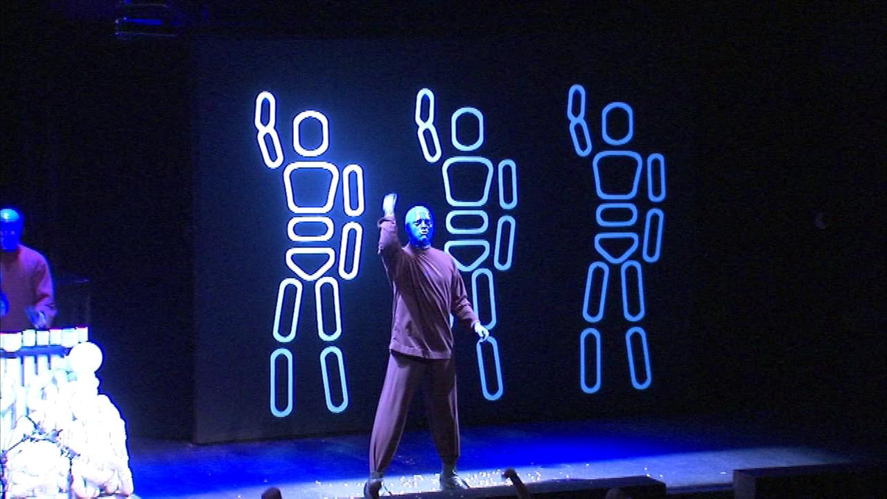 Blue Man Group performance fans with autism