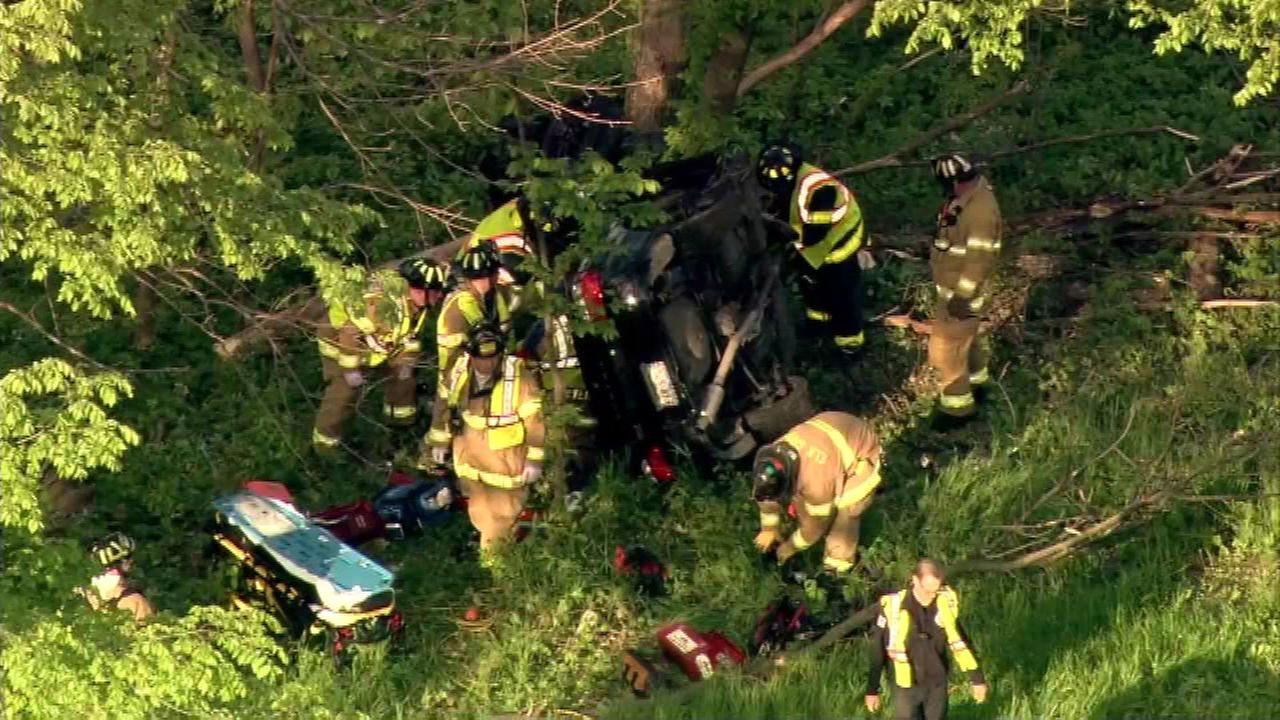 Palatine Man 31 Trapped In Rollover Crash Near Busse