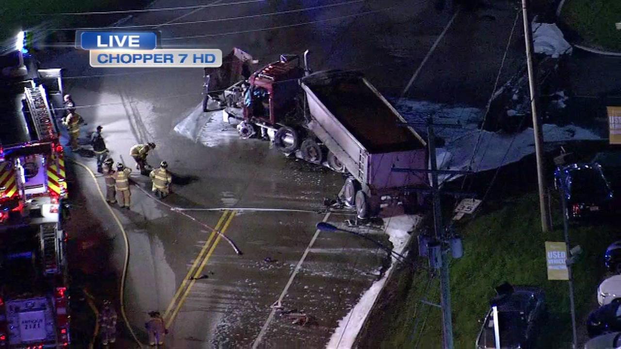 Rte 173 in Antioch reopened after crash involving truck