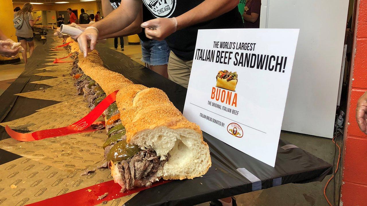 Buona Beef attempts longest Italian beef sandwich world record