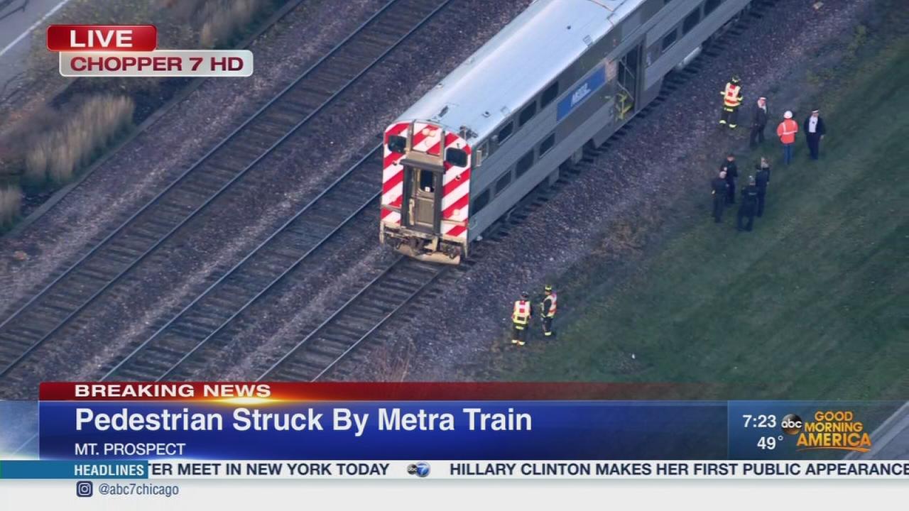 Pedestrian Fatally Struck By Metra Union Pacific Northwest Train In 