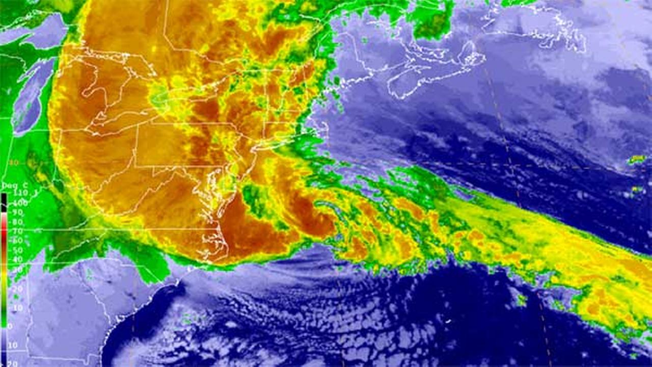 Superstorm Sandy: From uncertain path to devastating ...