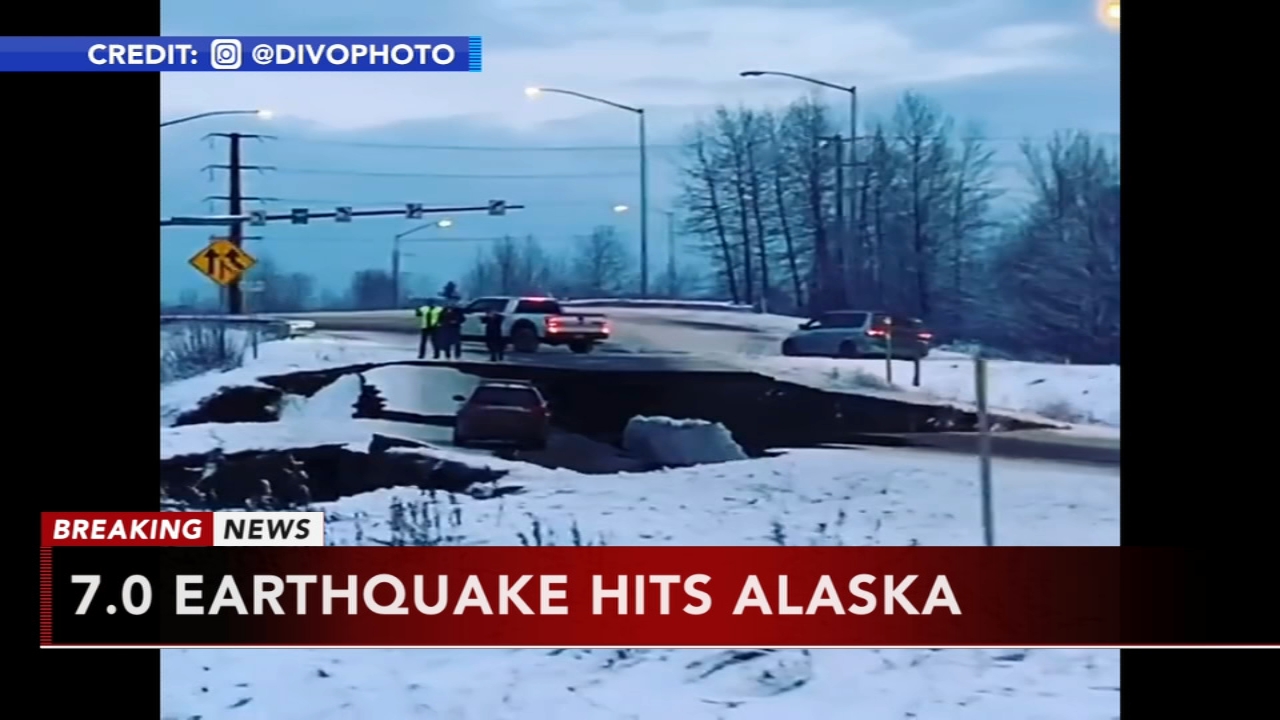 Major alaska earthquakes