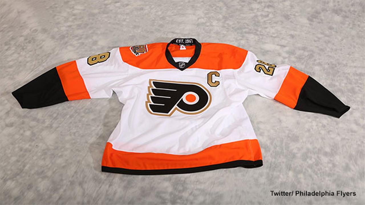 authentic flyers 50th anniversary jersey