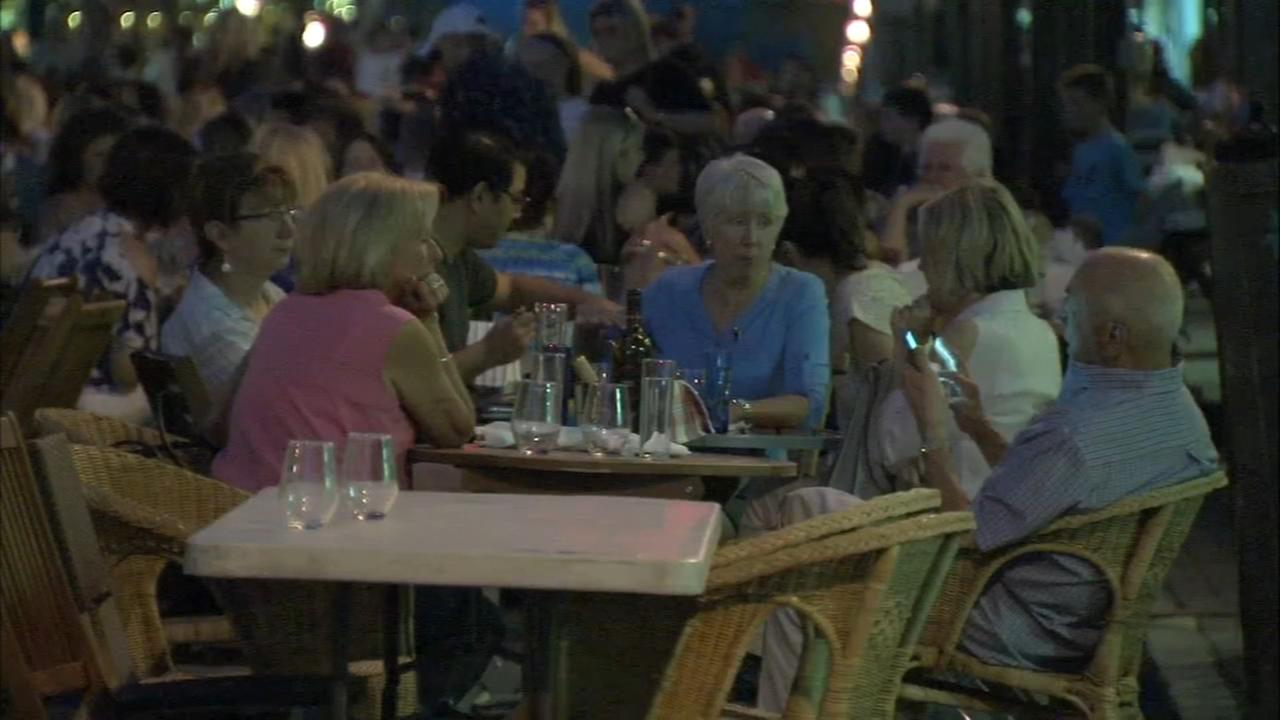 Perfect weather for 'Dining Under the Stars' in Media