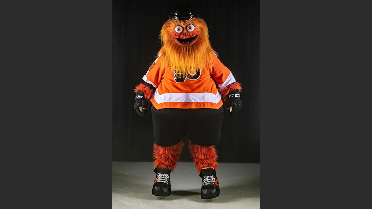 gritty mascot stuffed animal