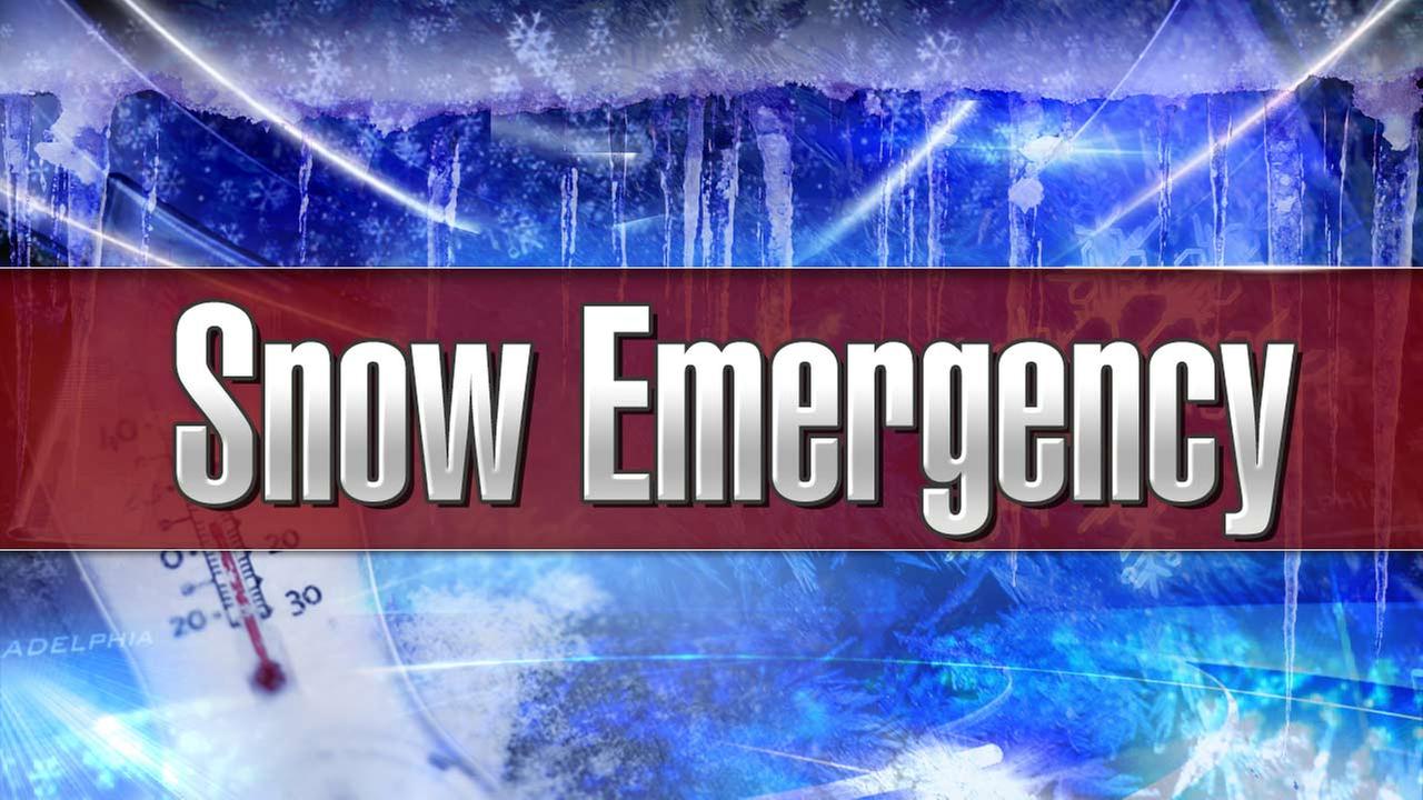 Snow Emergencies Declared Throughout The Area | 6abc.com