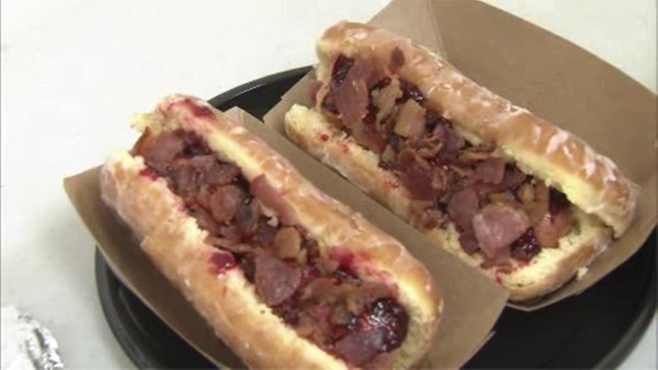 Wilmington Blue Rocks' bacon hot dog on doughnut gets named