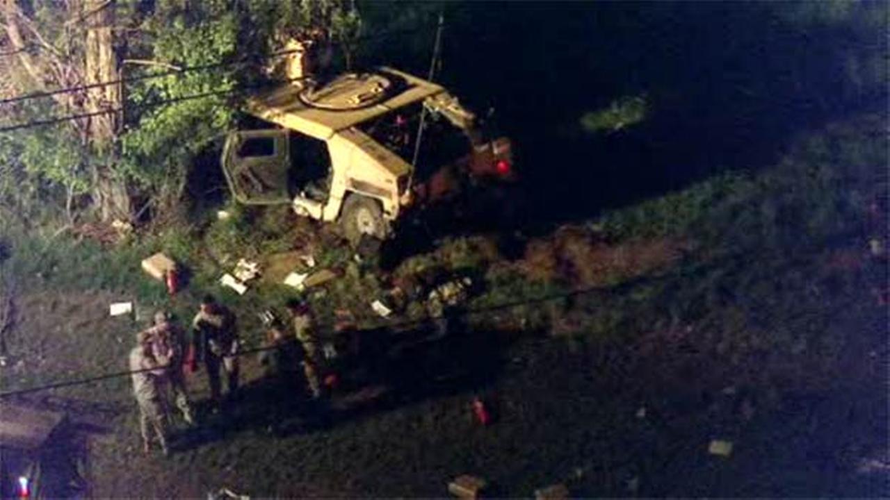 2nd soldier in Humvee crash on NJ Turnpike dies from injuries