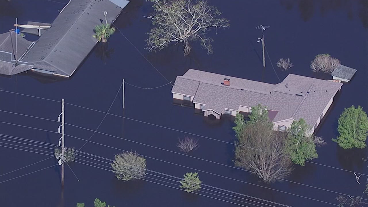 I40 flooding North Carolina Department of Transportation shares video