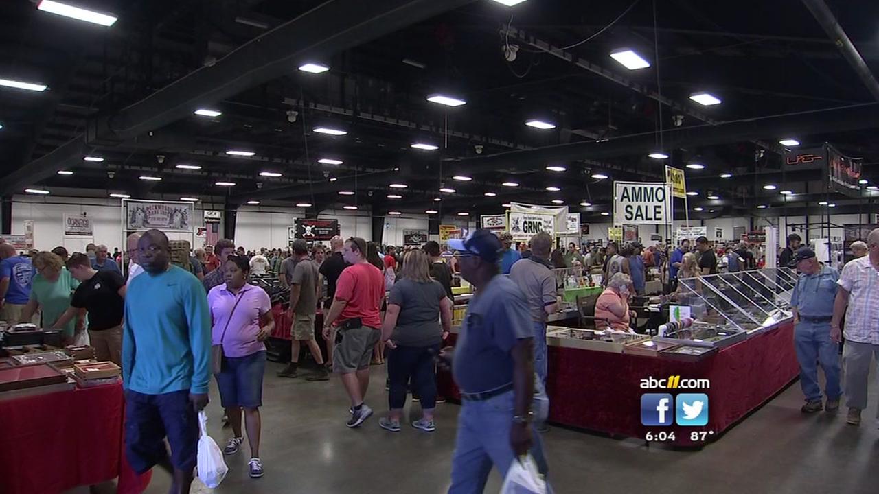 Gun show in Raleigh packed despite spotlight on laws