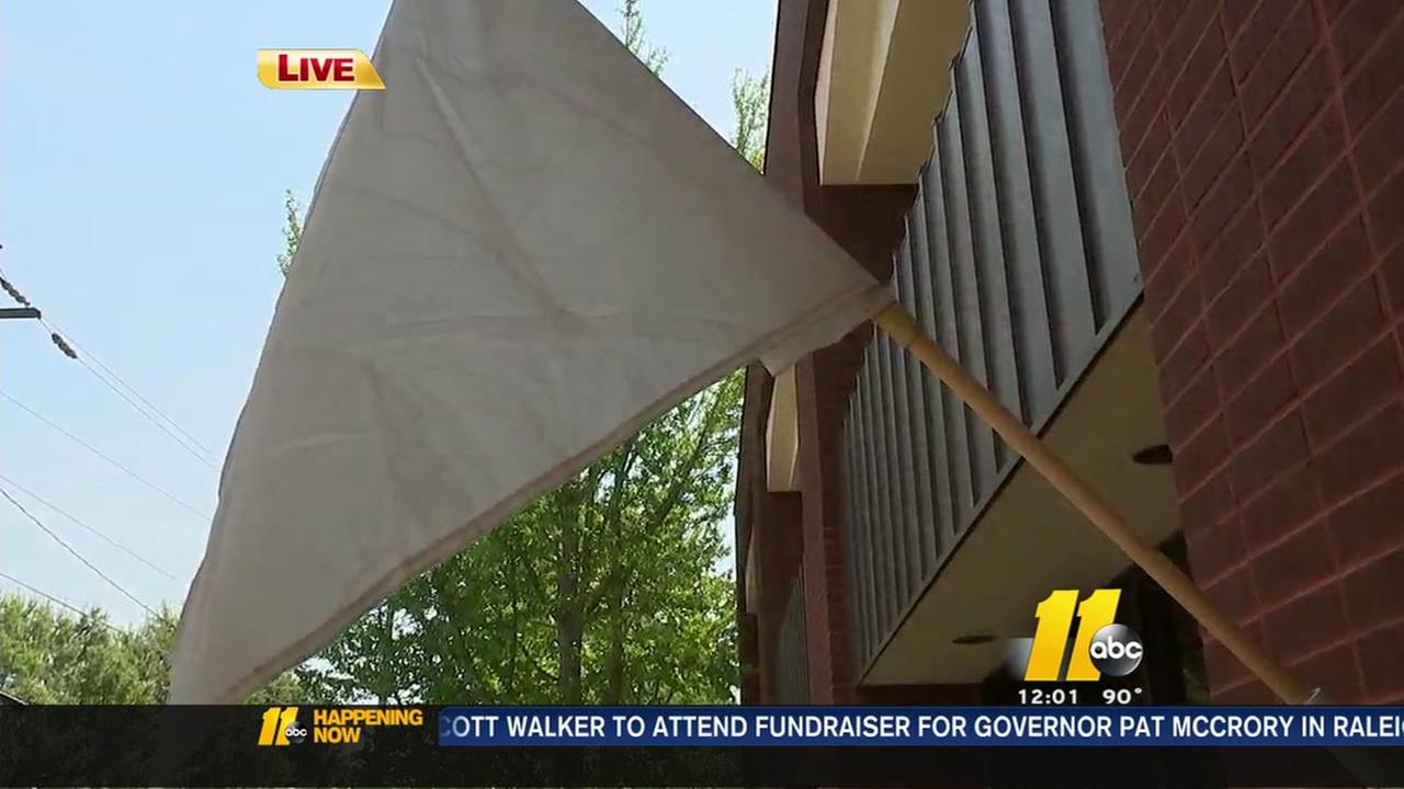 Homeless shelters wave white flag on heat