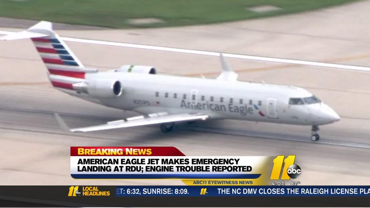 American Eagle flight makes emergency landing at RDU | abc11.com