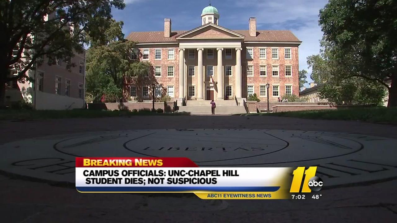 Campus officials: UNC Chapel Hill student dies abc11 com