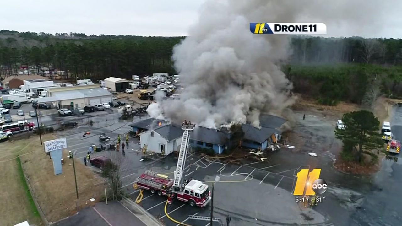 Fire Destroys Orange County Commercial Building | Abc11.com