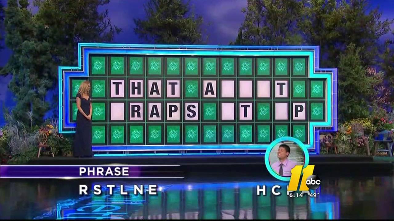 Raleigh Car Show >> Pittsboro dad of 3 wins big on 'Wheel of Fortune' | abc11.com Raleigh Car Show >> Pittsboro dad of 3 wins big on 'Wheel of Fortune' | abc11.com