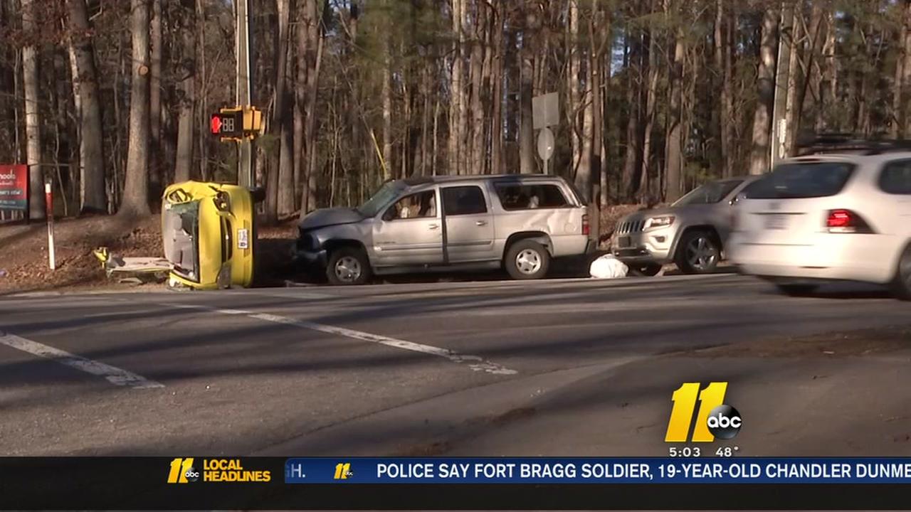 Driver seriously injured in Raleigh crash on Millbrook