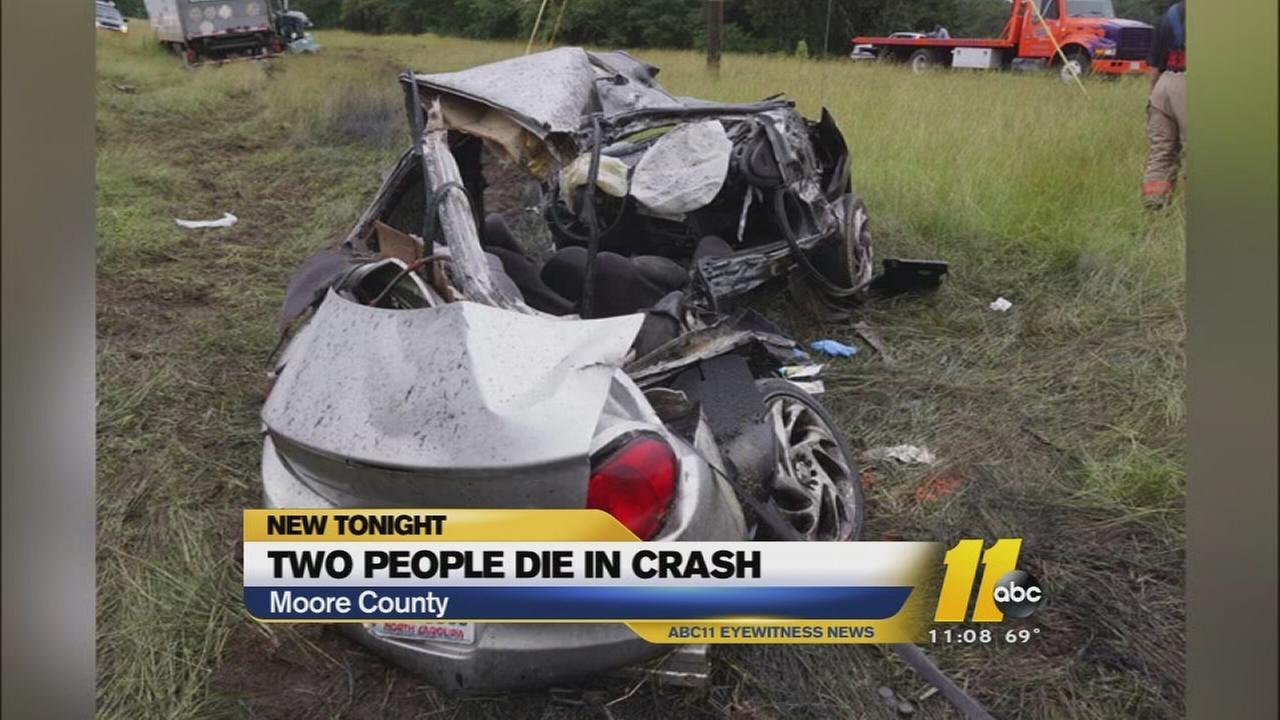 Two people killed in Moore County crash