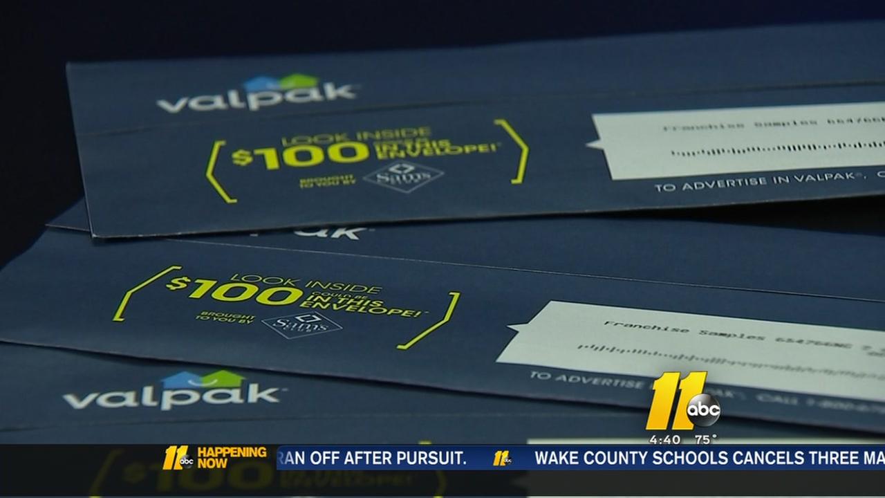 Check those blue envelopes! Valpak slipping random 100 in coupon