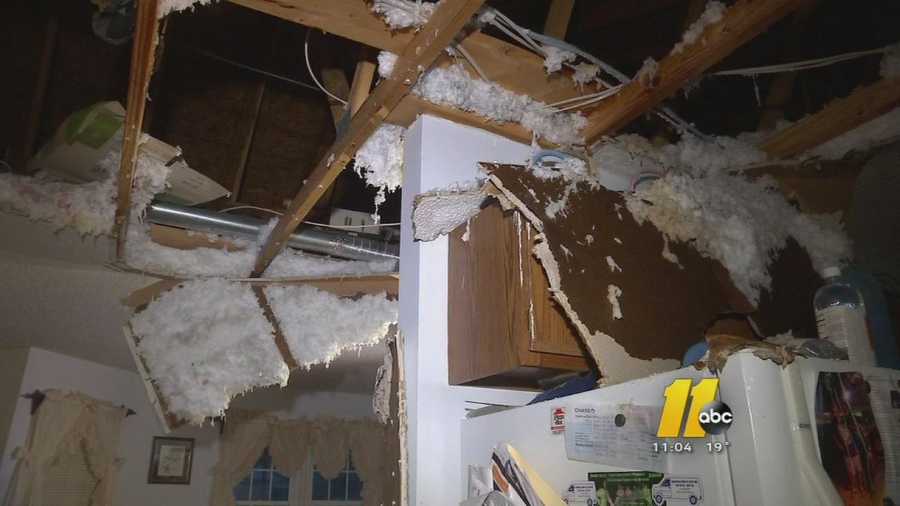 Deep freeze causes pipes to burst across Triangle