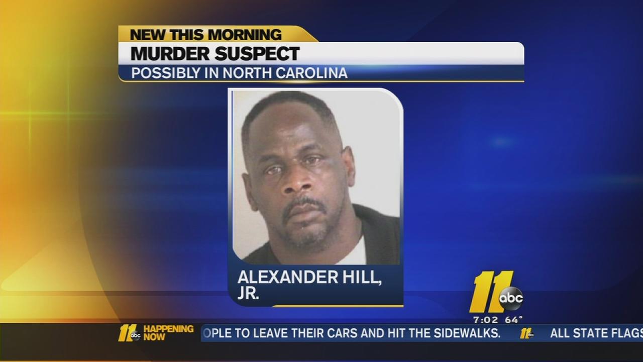 Murder suspect possibly in North Carolina