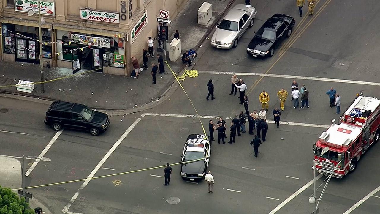 Robbery Suspect Shot, Killed By LAPD Near Downtown LA | Abc7.com