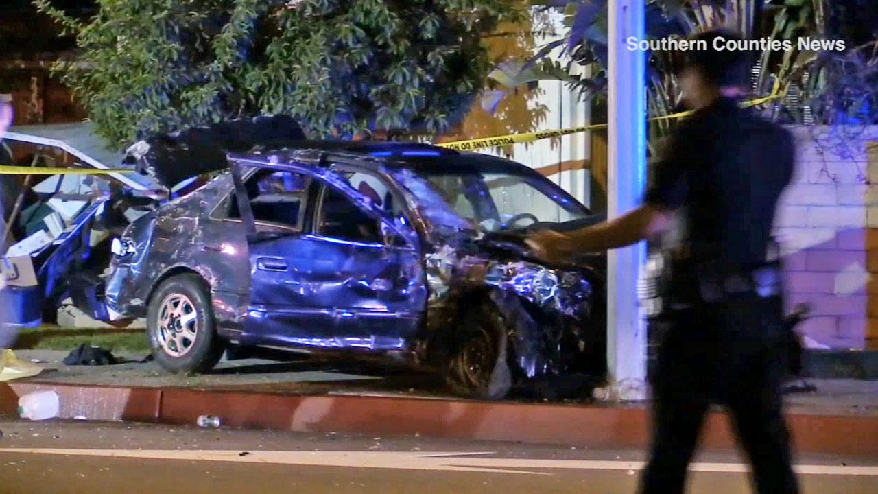 Westminster deadly car crash Driver sought