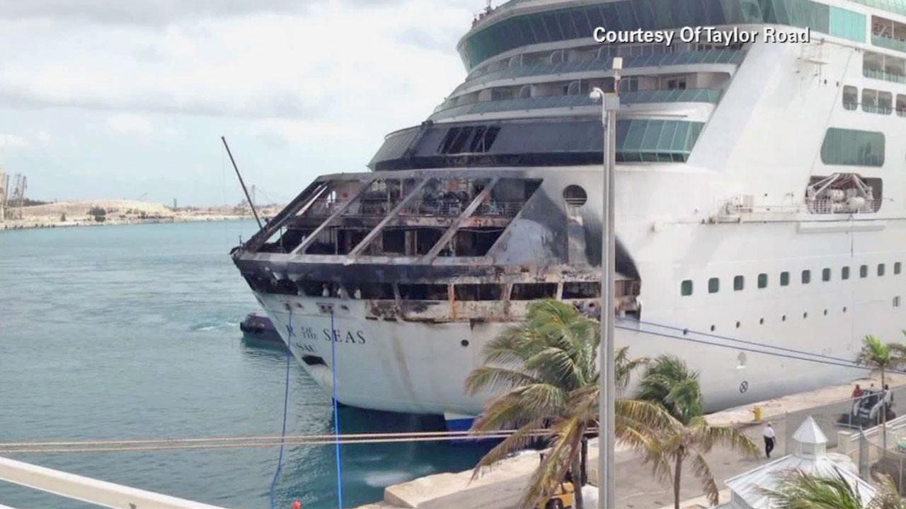 Cruise ship fire strands boat in Bahamas port | abc11.com