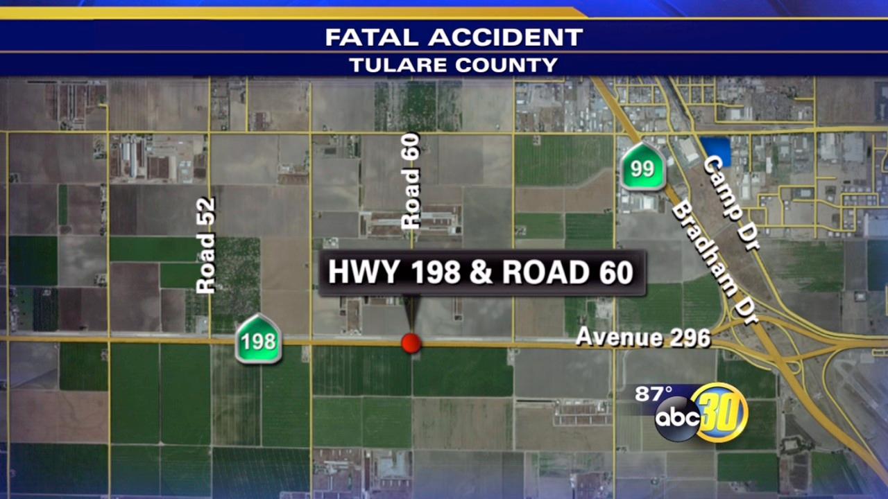 Fatal crash in Tulare County kills motorcyclist