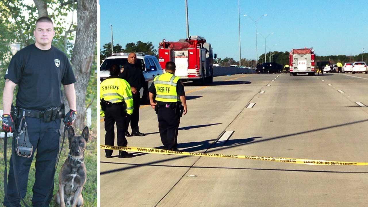 Deputy involved accident has all WB lanes of Sam Houston Tollway at