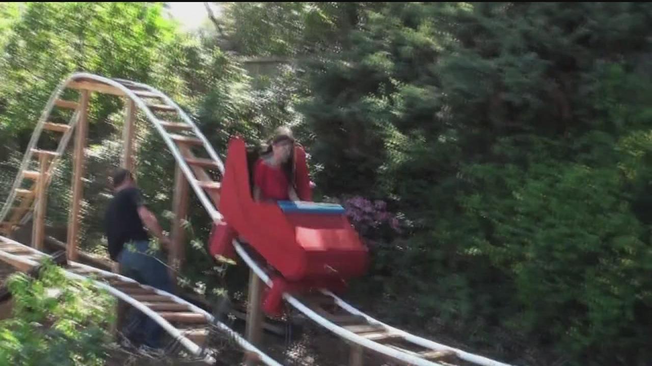 Father Son Team Build Roller Coaster In Their Backyard Abc13com