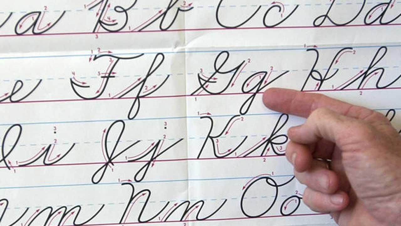 How To Learn Cursive Writing