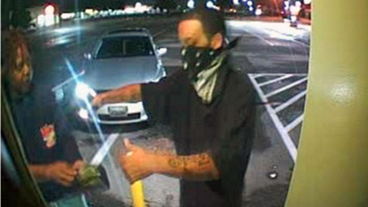 Suspect wanted in ATM robbery