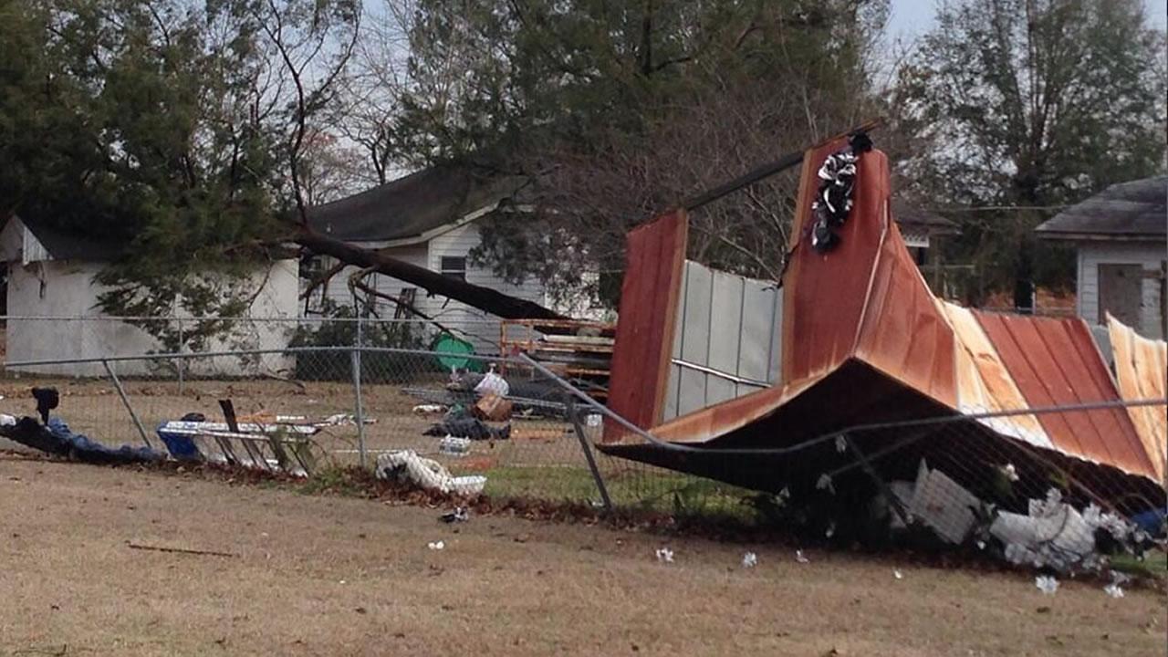 Tornadoes, severe storms rip through central North Carolina