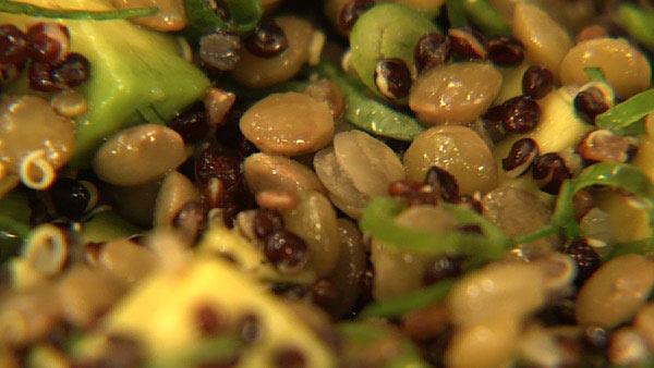 Quinoa, Lentils and Avocado
