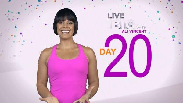 Live Big 30 Day Challenge Day Live Big With Ali Vincent The Live Well Network