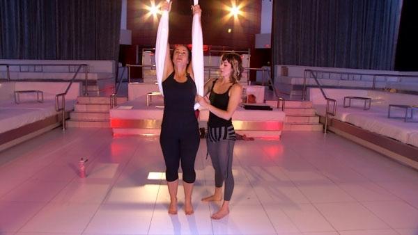 Ali Vincent Gets Aerial Training
