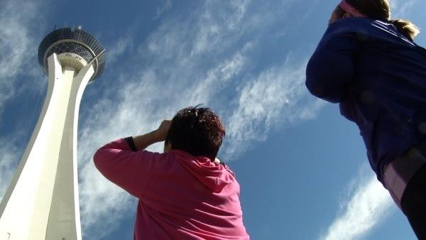 Ali and Bette-Sue Face the Stratosphere SkyJump