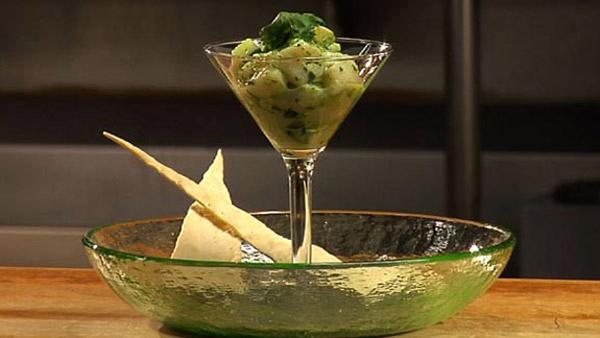Shrimp in Aguachile