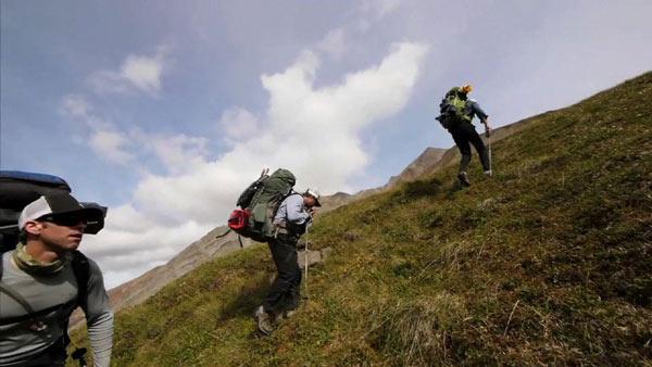 Climbing Calico Pass in Alaska's Denali Mountain Range