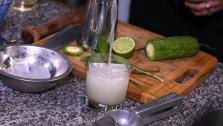 Tomas shares a recipe for a drink that uses an ampalaya - a bitter melon - in place of cocktail bitters.