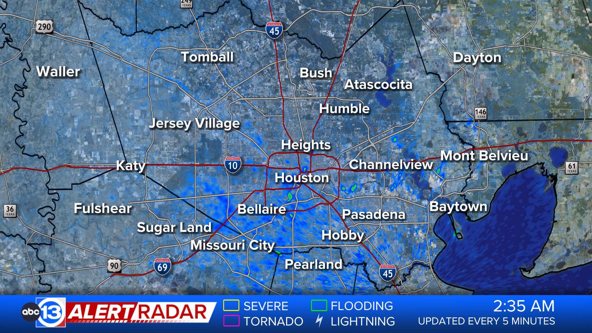 Houston Weather Forecast Radar Alerts For Se Texas Live Doppler Abc13 Houston