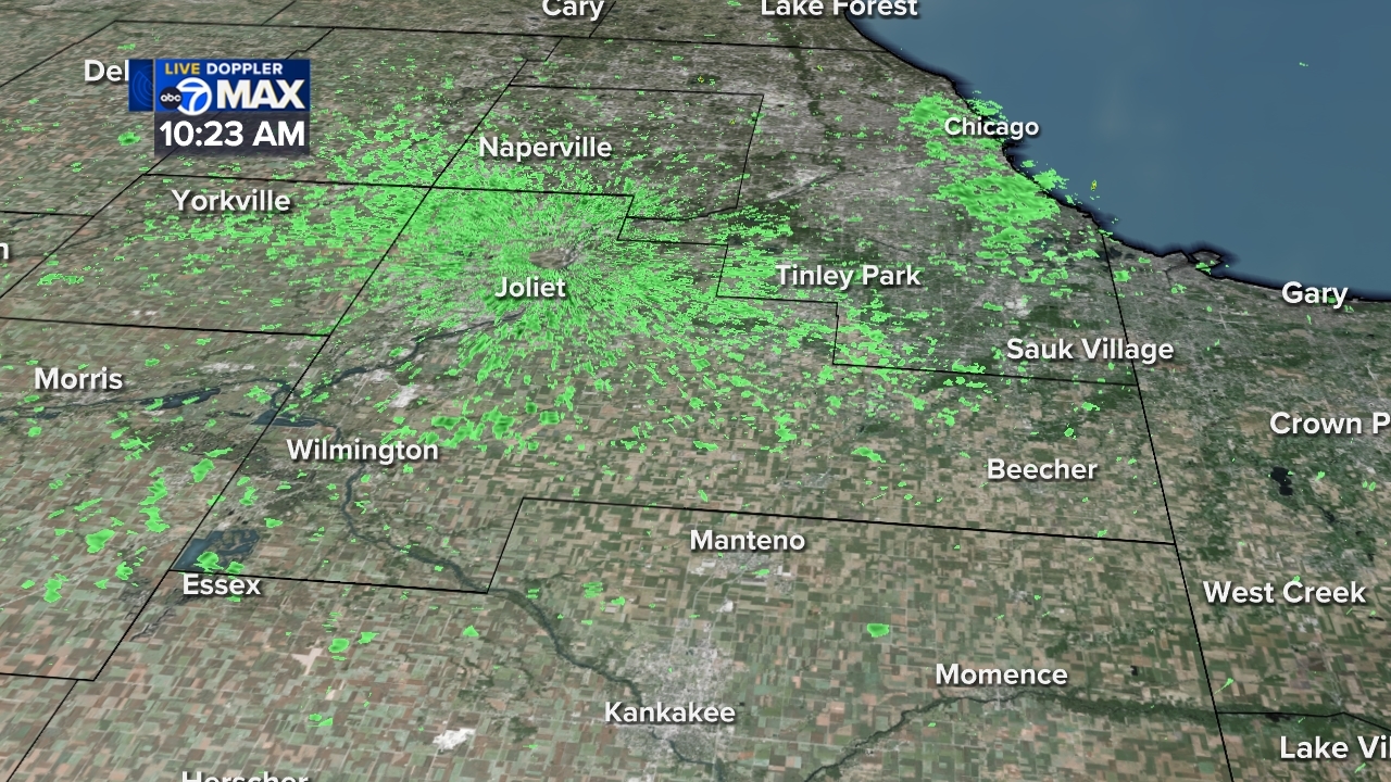 rainy chicago doppler radar